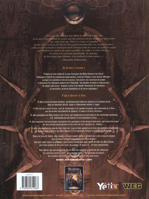 Aperçu de l'album La Caste des Méta-Barons (Hors Série et jeux) tome 2001 - L'univers