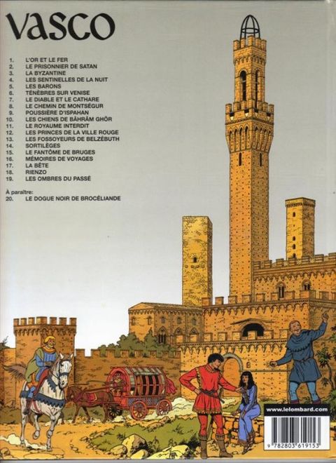 Aperçu de l'album Vasco tome 1 - L'or et le fer