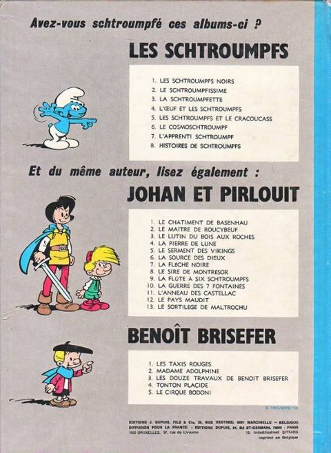 Aperçu de l'album Johan et Pirlouit tome 10 - La guerre des 7 fontaines