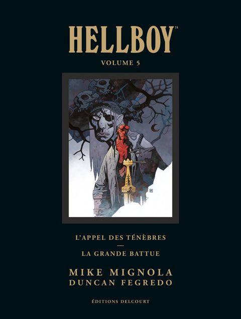 Couverture de l'album Hellboy intégrale deluxe tome 5 - L'appel des ténèbres - La grande battue