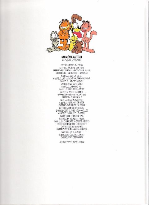 Aperçu de l'album Garfield  tome 3 - Garfield se jette à l'eau