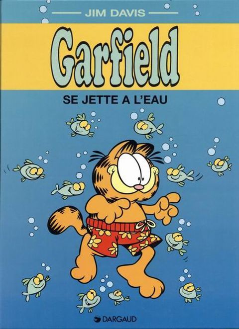 Couverture de l'album Garfield se jette à l'eau