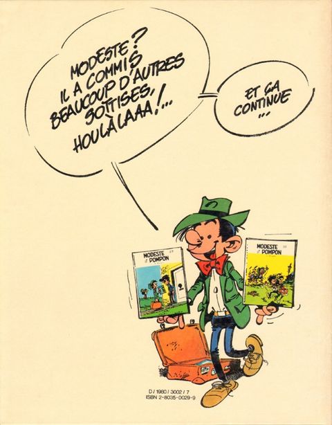 Aperçu de l'album Modeste et Pompon (Franquin) tome 101 - Modeste et Pompon (R1 - Magic Strip)