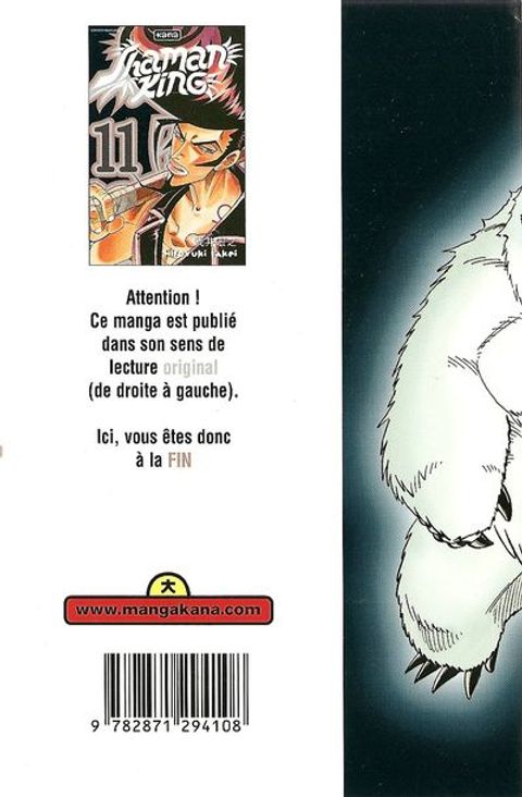 Aperçu de l'album Shaman King tome 11