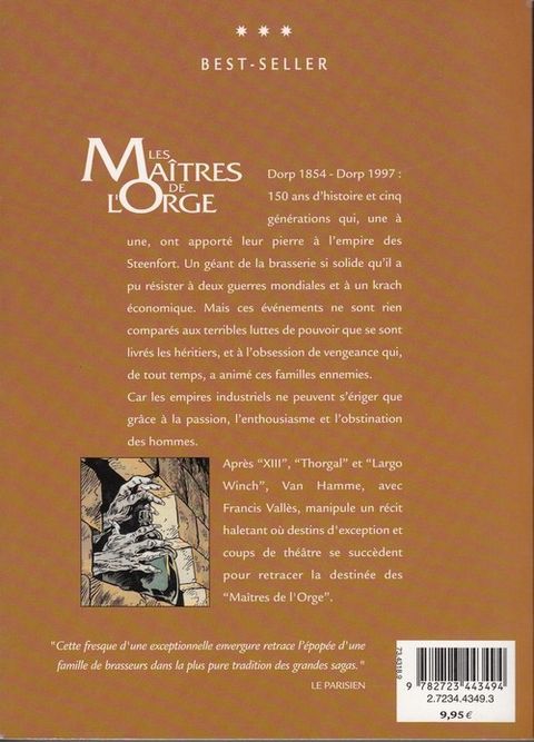 Aperçu de l'album Les Maître de l'Orge (Int. 7T) - Les Maîtres de l'Orge (l'Intégrale)