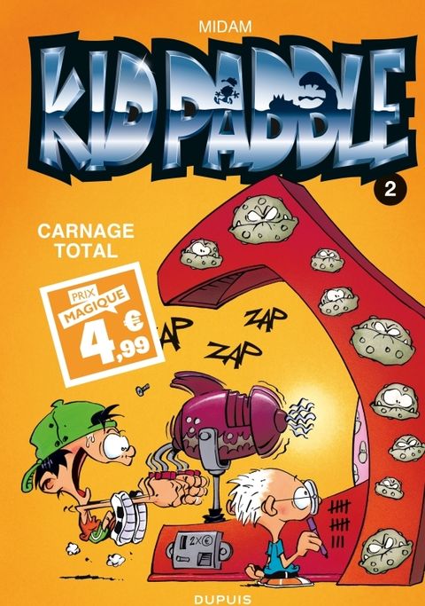 Couverture de l'album Kid Paddle - Tome 2 - Carnage total / Edition spéciale (Indispensables 2024)