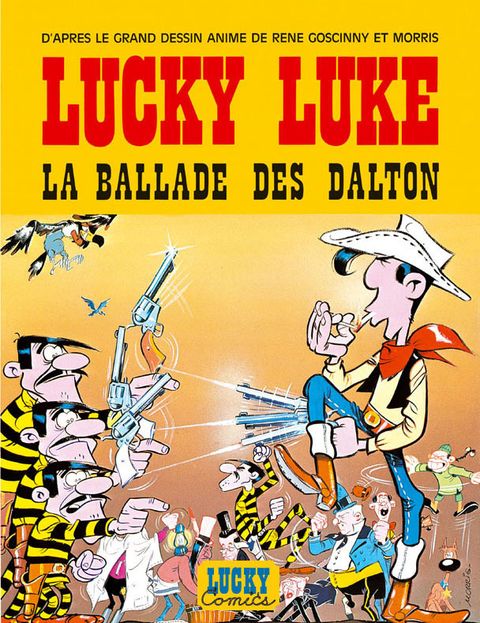 Couverture de l'album La ballade des Dalton (d'après le dessin animé)