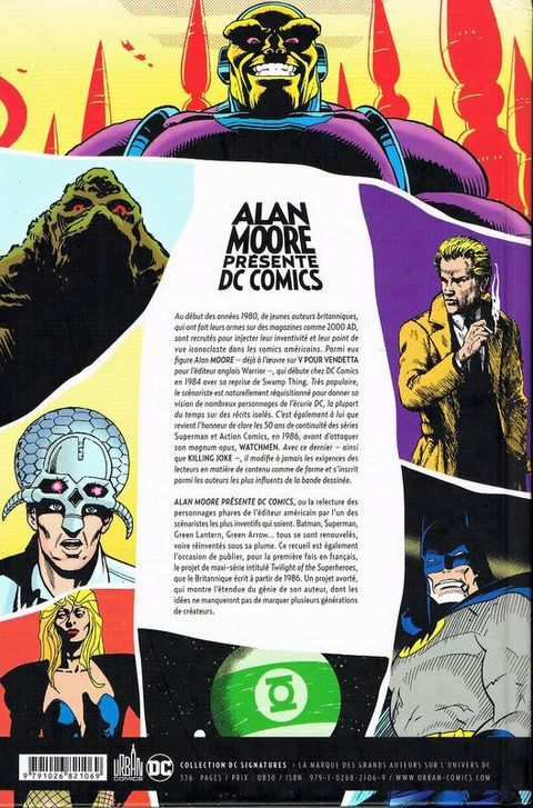 Aperçu de l'album Alan Moore présente DC Comics