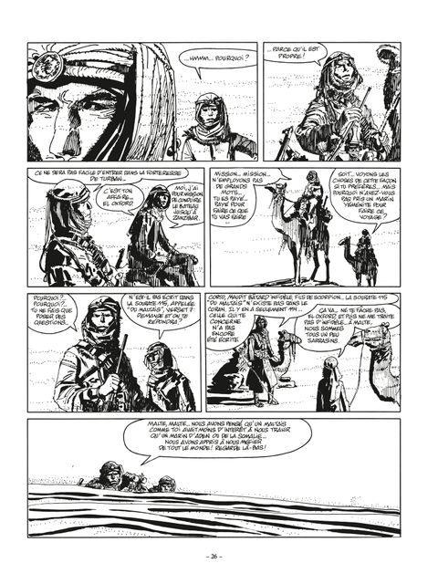 Aperçu de l'album Corto Maltese (N&B) tome 5 - Les Ethiopiques