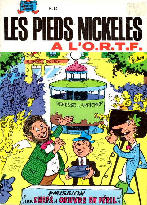 Couverture de l'album Les Pieds Nickelés à l'ORTF