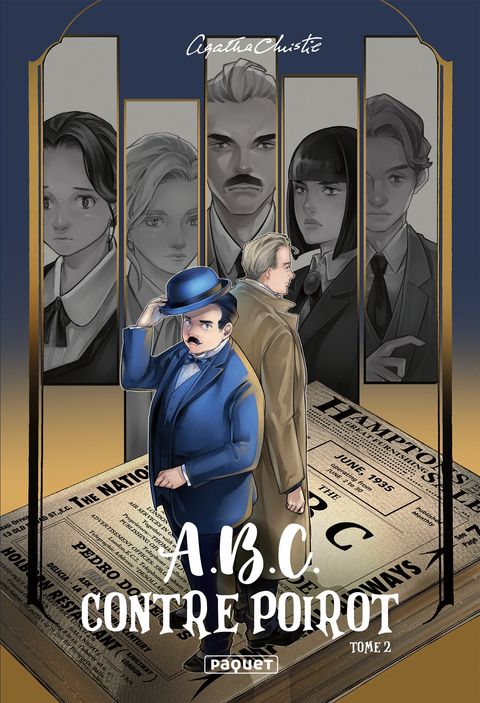 Couverture de l'album Agatha Christie - ABC contre Hercule Poirot