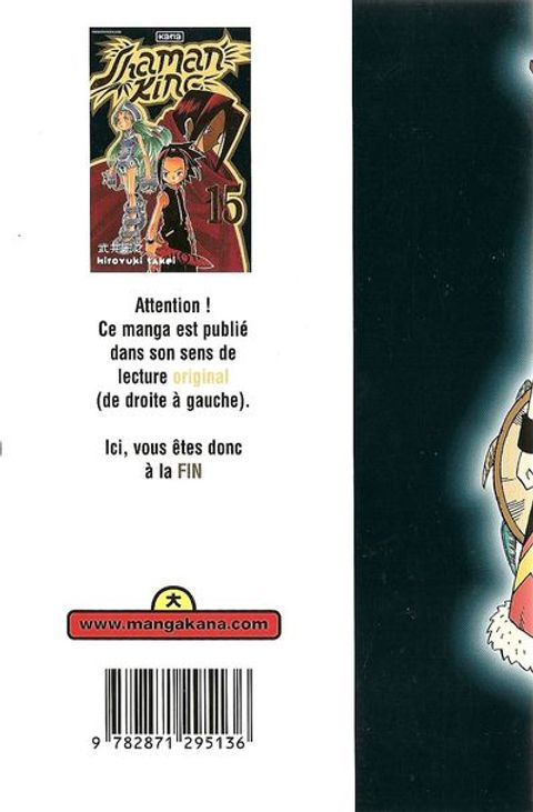Aperçu de l'album Shaman King tome 15