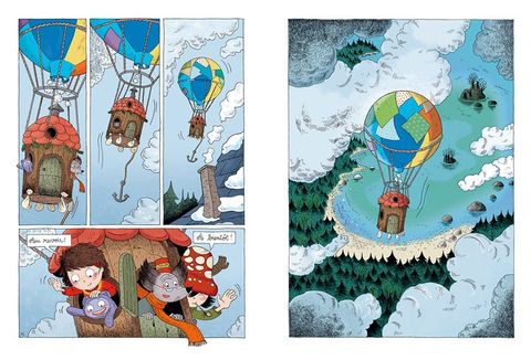 Aperçu de l'album Hôtel Etrange tome 4 - Des Fantômes dans les Nuages