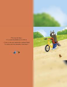Aperçu 2 de l'album P'tit Loup mes comptines pour m'endormir - P’tit loup fait du velo 