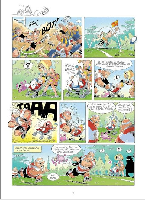 Aperçu de l'album Les petits rugbymen et Captain Chabal tome 3 - Petits Rugbymen (Les) cahier d'activité Monde