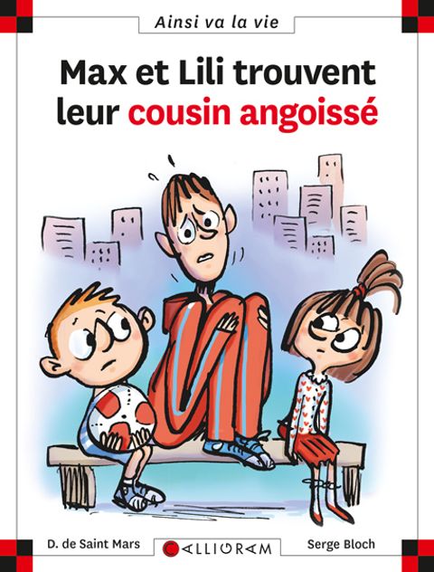 Couverture de l'album Max et Lili trouvent leur cousin angoissé