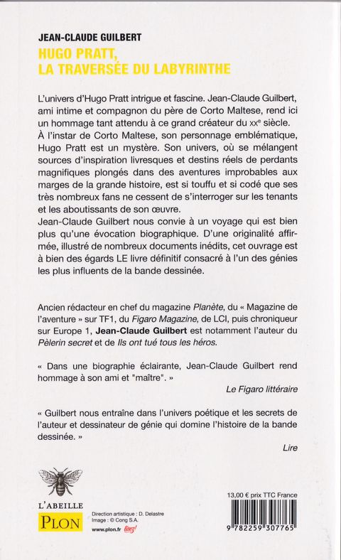 Aperçu de l'album Hugo Pratt, la traversée du labyrinthe