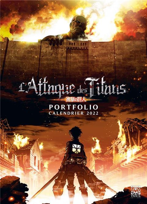 Couverture de la série L'attaque des titans - calendrier 2022