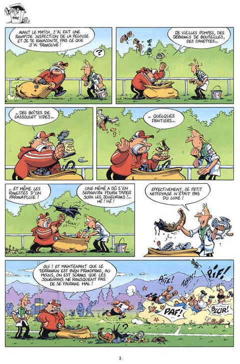 Aperçu de l'album Les Rugbymen tome 3 - On n'est pas Venus pour Etre Là