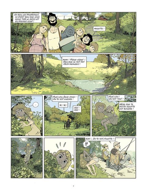 Aperçu de l'album Les beaux étés tome 6 - Les Genêts