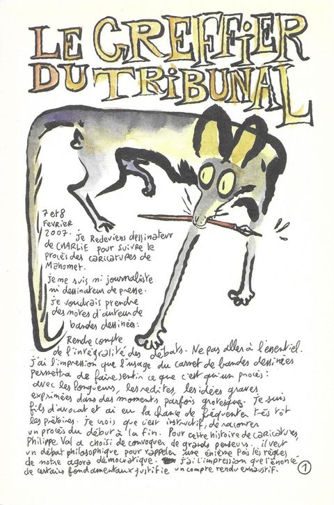 Aperçu de l'album Les Carnets de Joann Sfar tome 6 - Greffier
