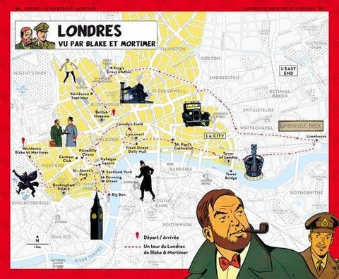 Aperçu de l'album Blake et Mortimer (hors série) - LE GUIDE DE BLAKE ET MORTIMER - LES PERSONNAGES DE LA SERIE 