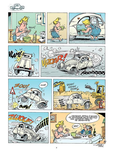 Aperçu de l'album Les Damnés de la Route tome 2 - L'Homme qui Murmurait à l'Oreille des 2 Chevaux