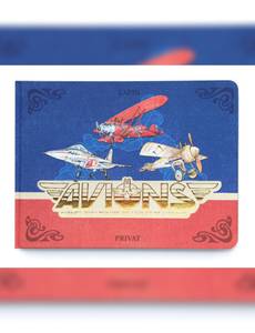 Couverture du premier album de la série Avions : carnet d'un peintre de l'air et de l'espace