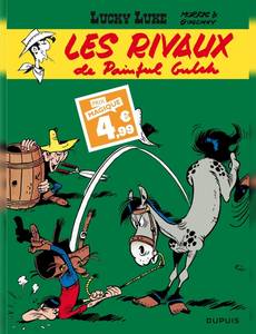 Couverture de l'album Lucky Luke - Tome 19 - Les Rivaux de Painful Gulch / Edition spéciale (Indispensables 2024)