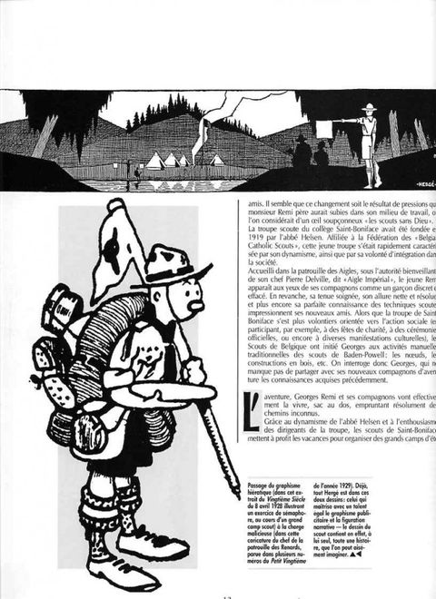 Aperçu de l'album Tintin (Autour de la BD) tome 1986 - Hergé et Tintin reporters du Petit Vingtième au Journal de Tintin