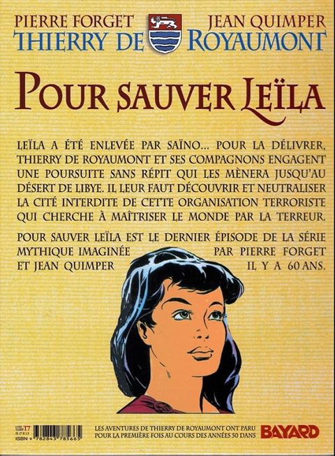 Aperçu de l'album Thierry de Royaumont tome 4 - Pour sauver Leïla