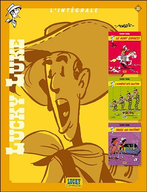 Couverture de l'album L'intégrale 20 (Le Pony Express - L'amnésie des Dalton - Chasse aux fantômes)