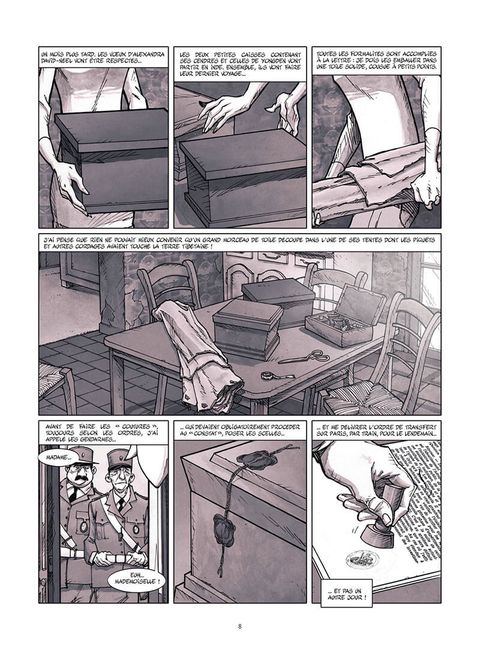 Aperçu de l'album Une vie avec Alexandra David-Néel tome 3