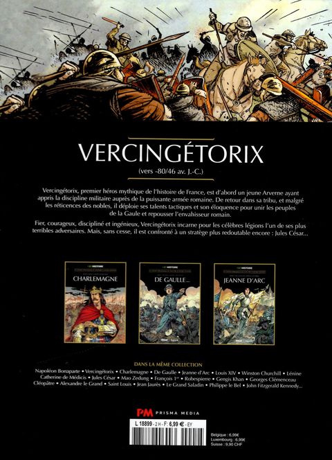 Aperçu de l'album Les grands personnages de l’histoire en bandes dessinées  tome 2 - Vercingétorix