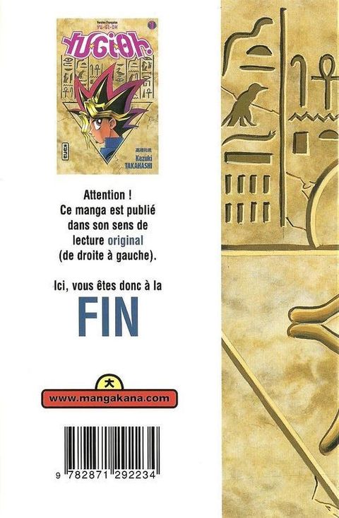 Aperçu de l'album Yu-Gi-Oh! tome 1