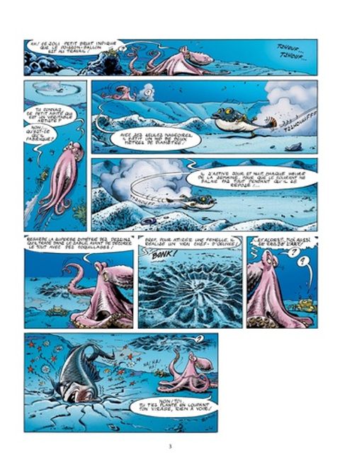 Aperçu de l'album Les animaux marins en bande dessinée  tome 6