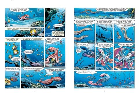 Aperçu de l'album Les animaux marins en bande dessinée  tome 6