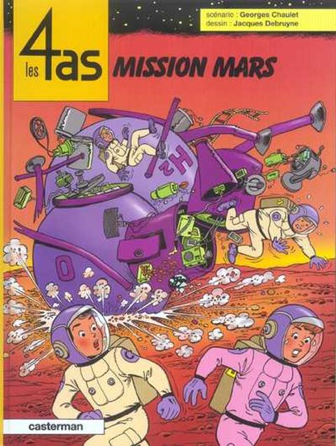 Couverture de l'album Les 4as et la Mission Mars