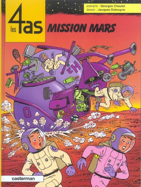 Couverture de l'album Les 4as et la Mission Mars