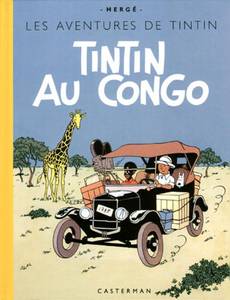 Couverture de l'album Tintin au Congo (fac-Similé Couleurs 1946)