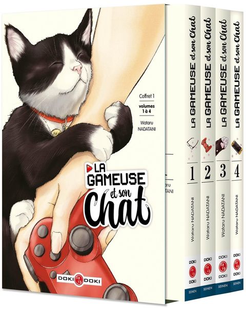 Couverture de l'album La Gameuse et son chat - Coffret vol. 1 à 4