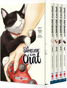 Couverture de l'album La Gameuse et son chat - Coffret vol. 1 à 4