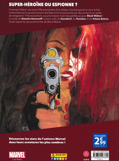 Aperçu de l'album Marvel - Le Côté Obscur (Carrefour 2021) tome 1 - Black Widow - Ce qu'ils disent d'elle
