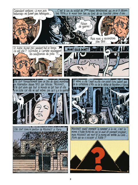 Aperçu de l'album Adèle Blanc-Sec tome 5 - Le Secret de la Salamandre