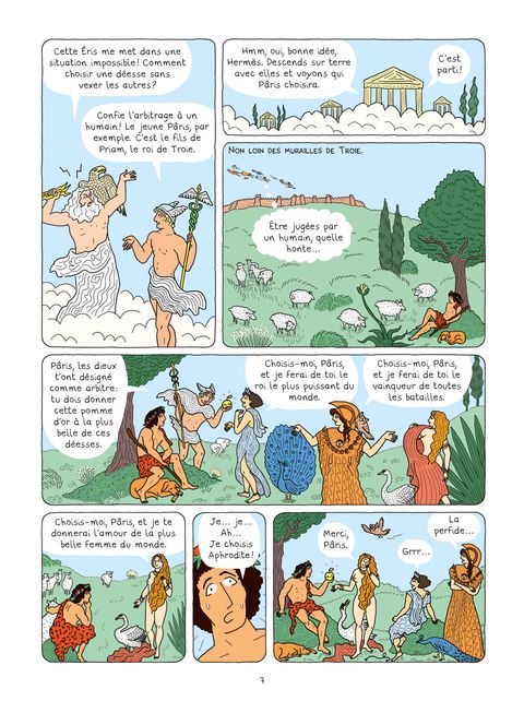 Aperçu de l'album La Mythologie en Bd tome 9 - La Guerre de Troie