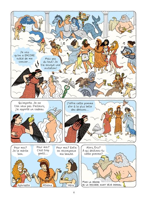 Aperçu de l'album La Mythologie en Bd tome 9 - La Guerre de Troie