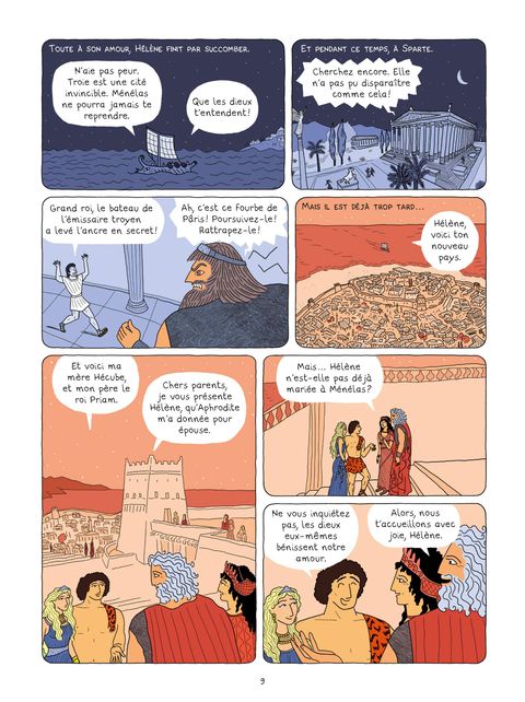 Aperçu de l'album La Mythologie en Bd tome 9 - La Guerre de Troie