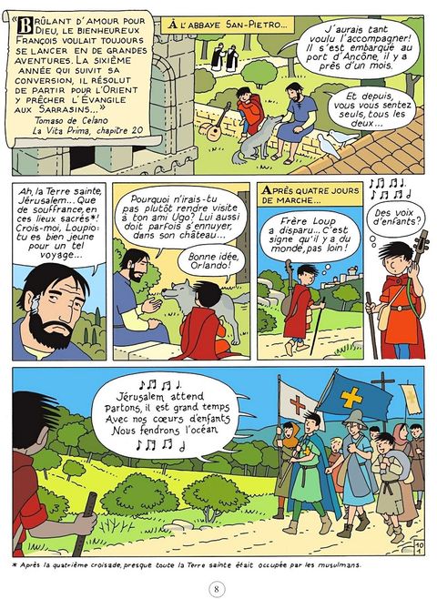 Aperçu de l'album Les Aventures de Loupio tome 10 - Vers Jérusalem