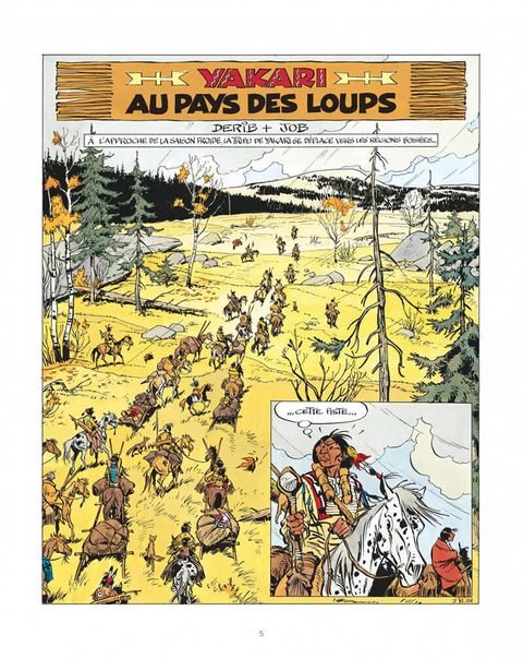 Aperçu de l'album Yakari et ses Amis Animaux tome 5 - L'Ami des Loups