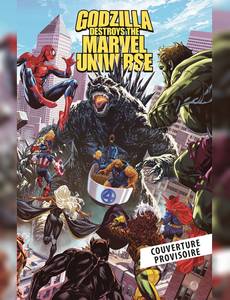 Couverture de la série Godzilla destroys the Marvel Universe